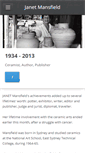 Mobile Screenshot of janetmansfield.com
